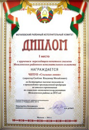 stalnaja-linija-diplom-za-dostignutye-vysokie-pokazate-1-mesto-2013-god